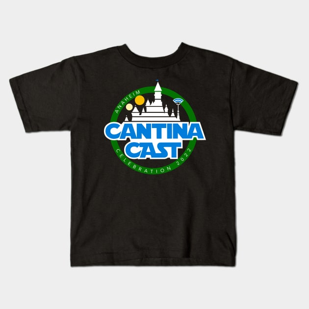 LIMITED Cantina Cast Celebration 2022 Logo - Green Band Kids T-Shirt by Cantina Cast